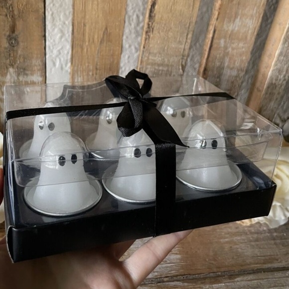 Bella Lux set of 6 Ghost tea-light candles - Picture 5 of 6
